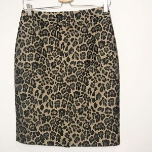 ANN TAYLOR Metallic Pencil Skirt